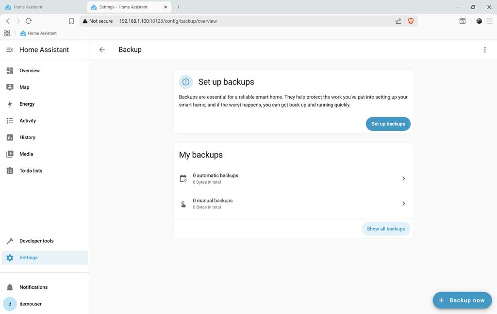 Backups