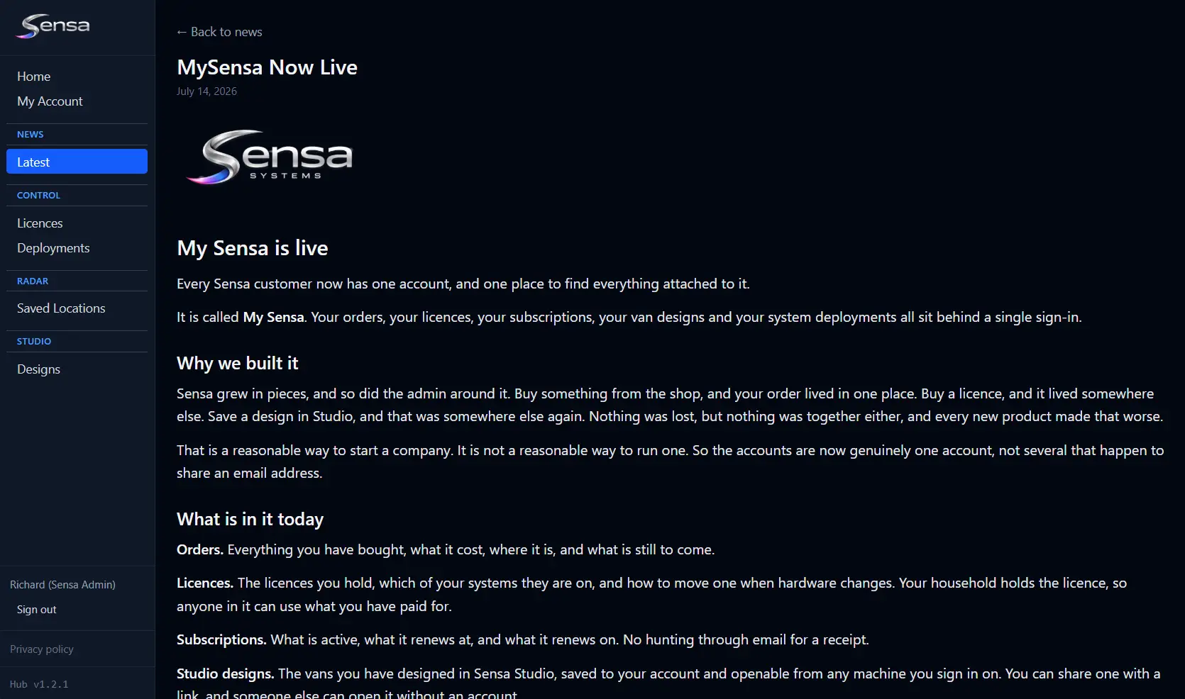 MySensa